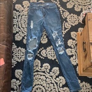 Fashion nova ripped jeans!